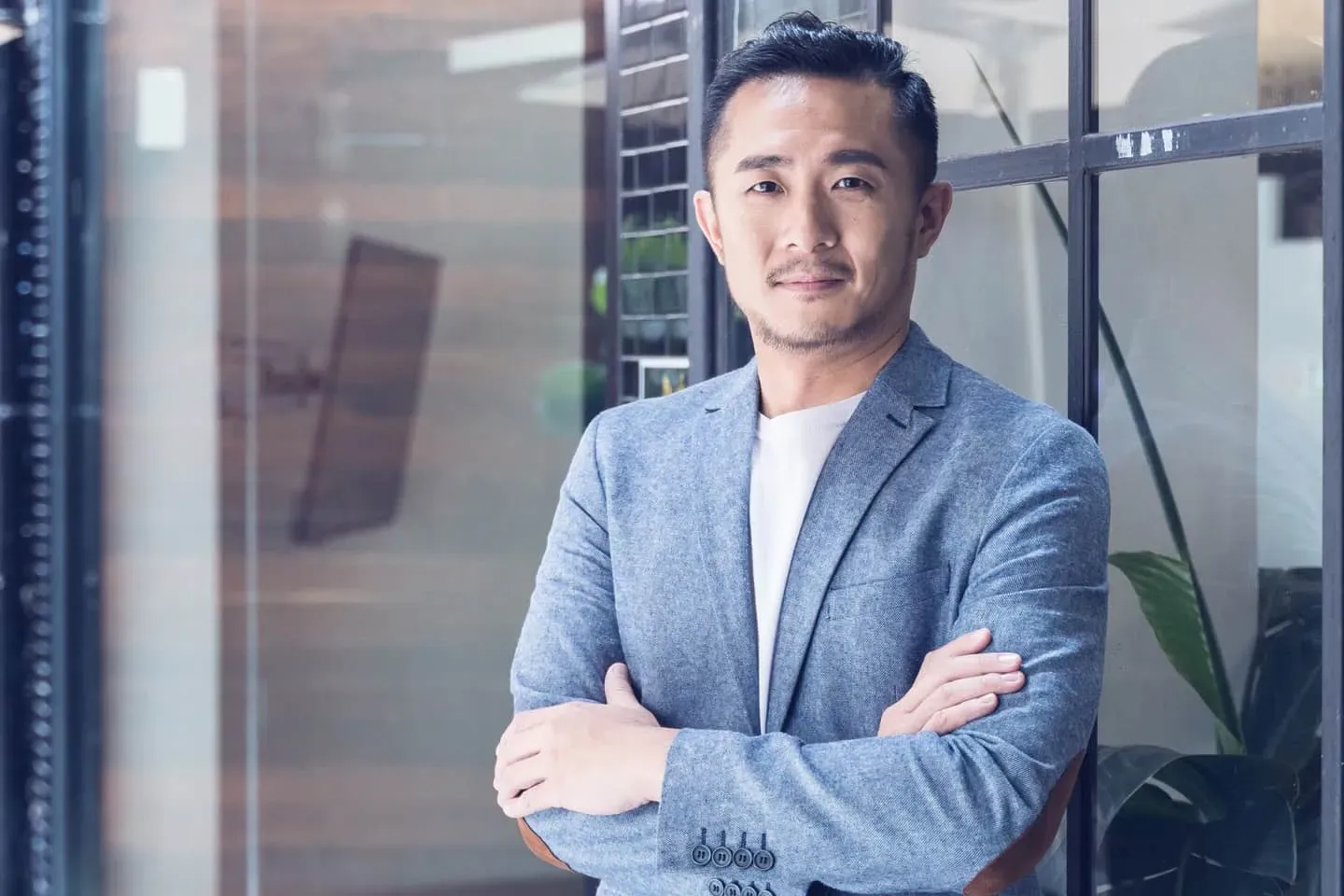 Man with arms folded